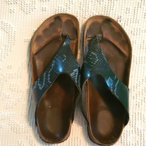 Birkenstock Birki's Snakeskin print